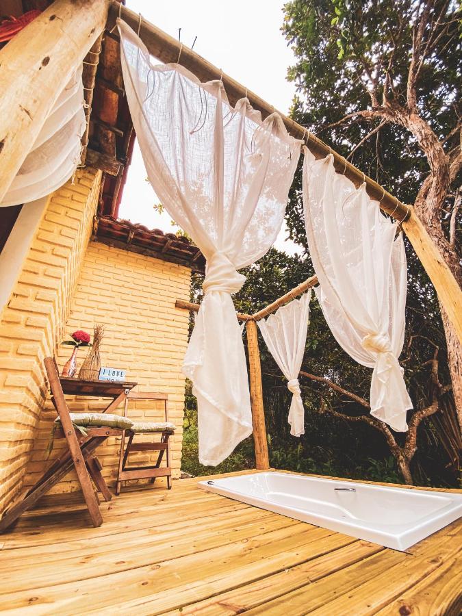 Pousada Bellatrix Ecolodge Castelo da Torre Bagian luar foto